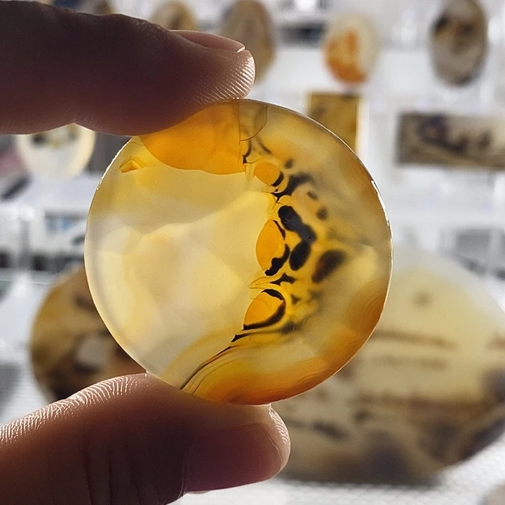 玛瑙/玉髓未镶嵌吊坠(不含链)12