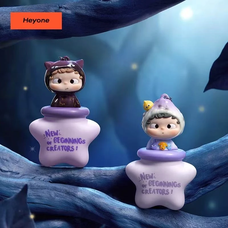 【小藤拆盒】Heyone黑玩哦崽ozai造物第七章系列发光小夜灯挂件盲盒