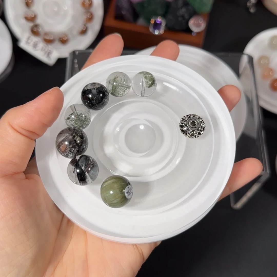 水晶直播间水晶DIY银S925镶嵌関***.