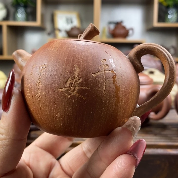 紫砂茶壶沫*雨原矿紫砂壶