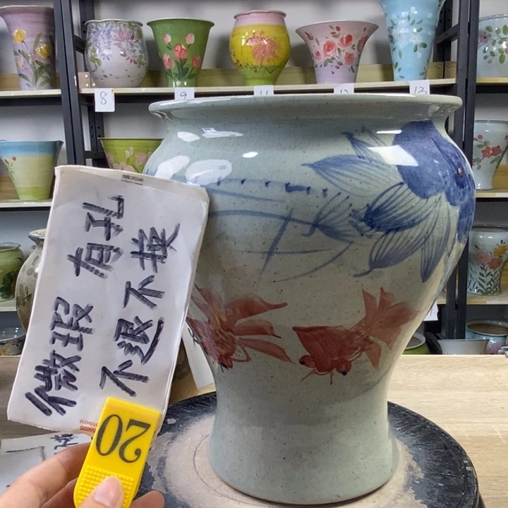 晨***希1tc景德镇陶瓷花盆