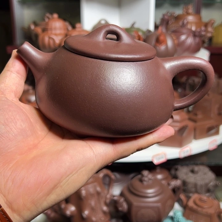 紫砂茶壶原矿石瓢