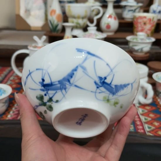 瓷片景德镇手工手绘高温瓷器