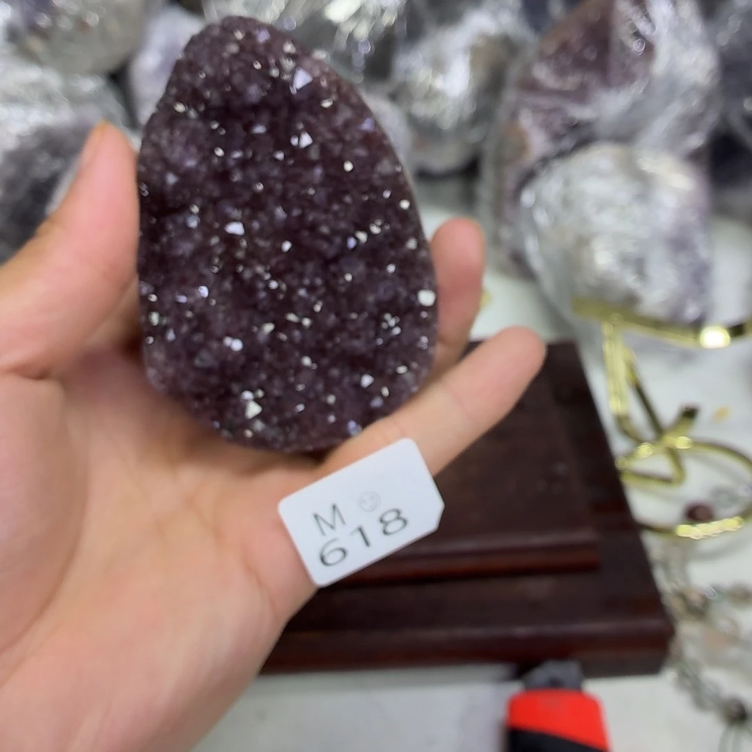 未镶嵌摆件紫晶水晶