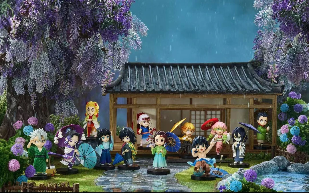 小洵   鬼灭之刃 梅雨系列Q版手办盲盒（默认代拆）