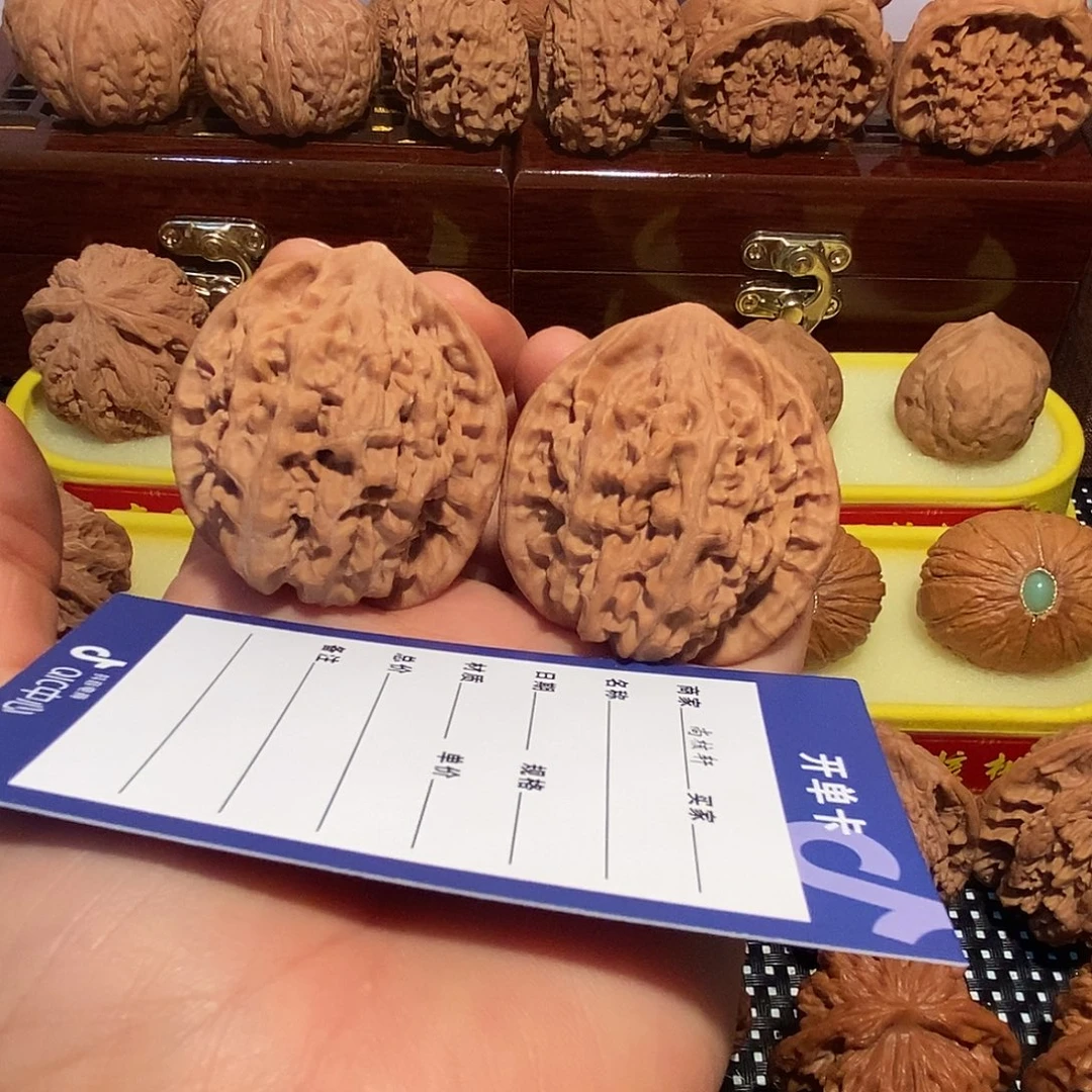 ***ㅤ把件文玩核桃文玩核桃王勇官帽全品