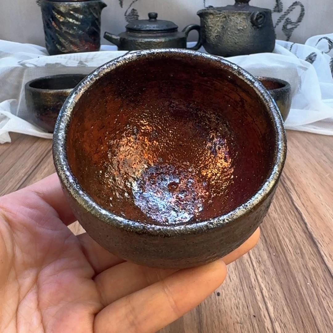 荥经黑砂炸福利窑彩微瑕主人杯不退不换介意勿拍3