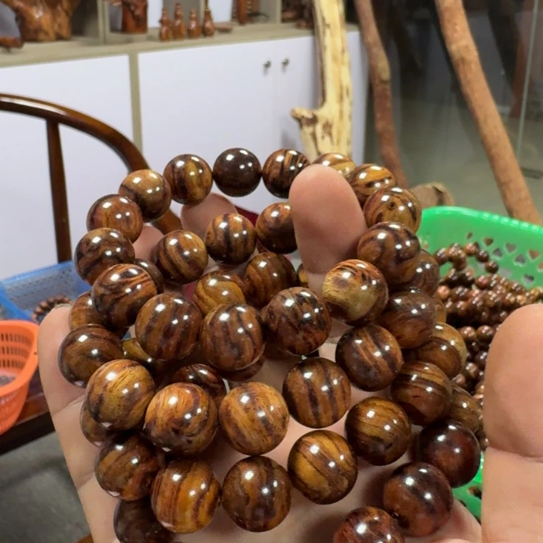 黄花梨/降香黄檀手串/手链36.6米1.5规格海黄手串