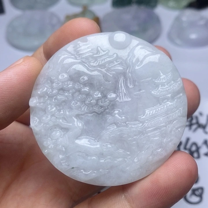 颈饰未镶嵌翡翠翡翠