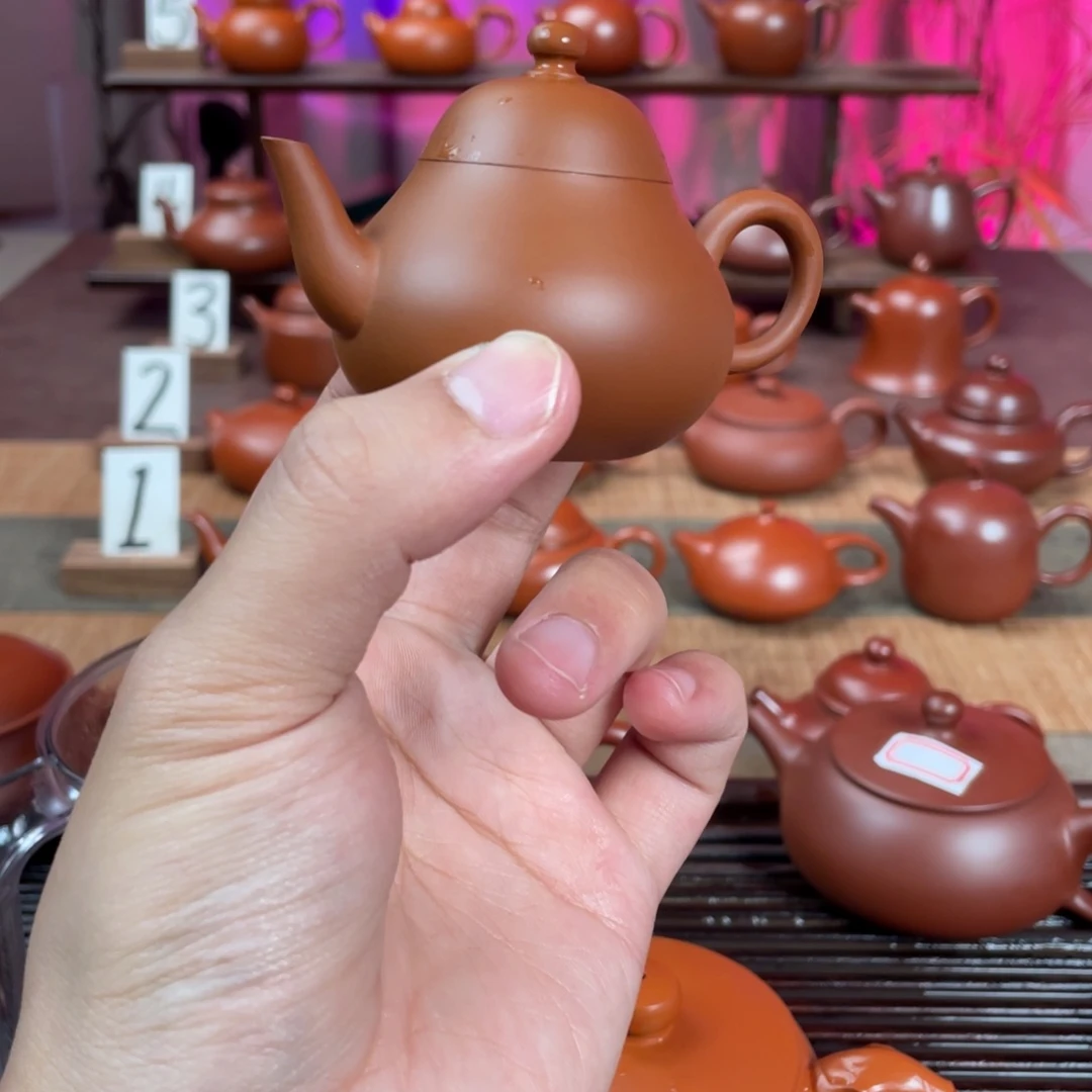 南***紫砂茶壶鸡蛋黄手拉壶