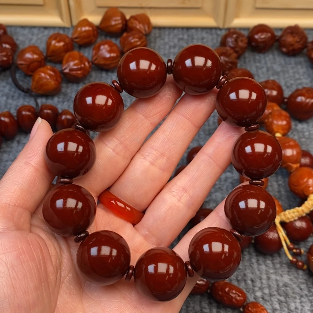 人***梦手串/手链橄榄核20光柱