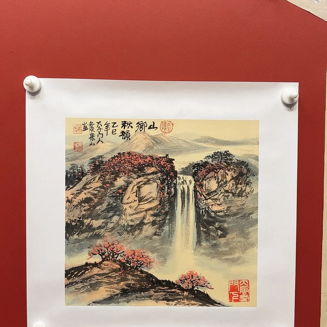 国画侯果山老师国画作品月