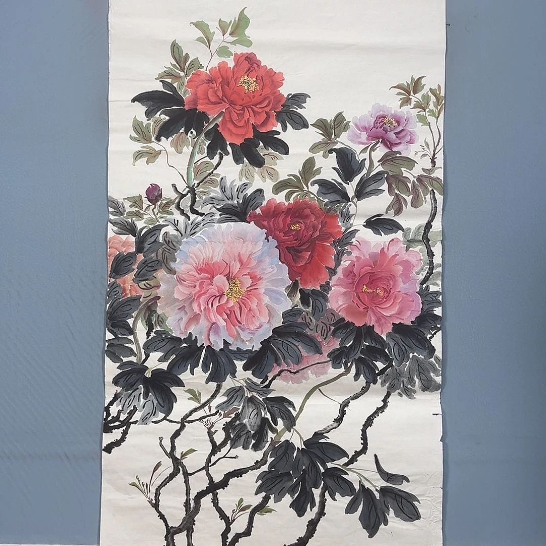 国画1320 牡丹仙子好可爱