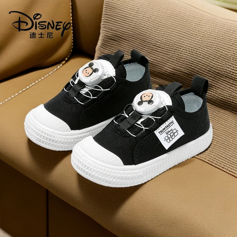 Disney/迪士尼童鞋 2025春季幼儿园宝宝鞋小童学步鞋男女童帆布鞋