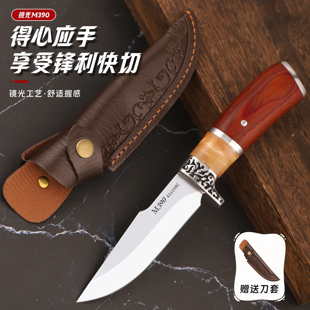 全新镜刃K315水果刀高硬度户外露营烧烤切手把肉小刀牛羊肉小刀