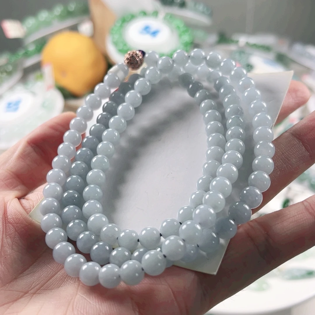 翡翠未镶嵌手链珠链