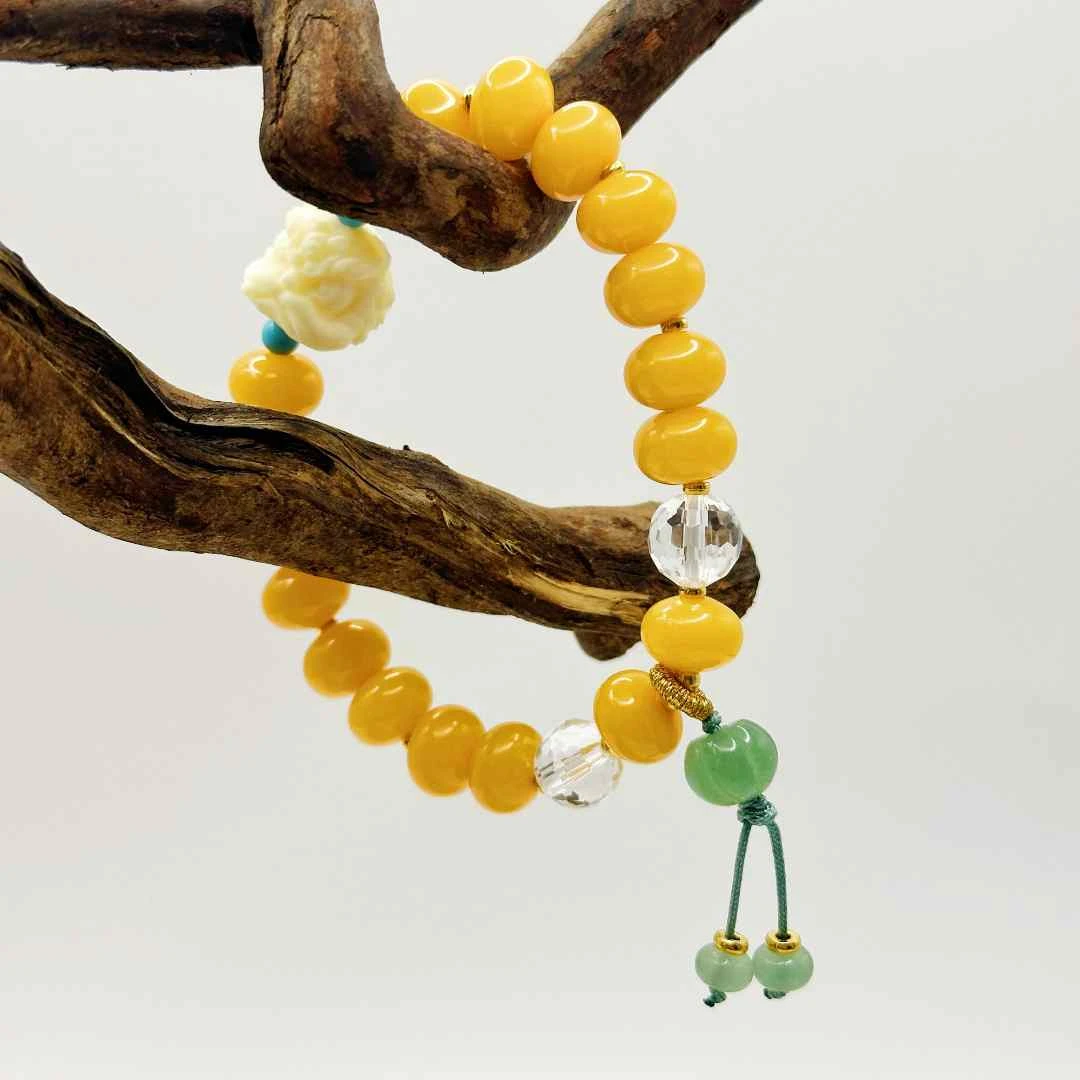 JG0016 黄菩提醒狮（无礼盒）