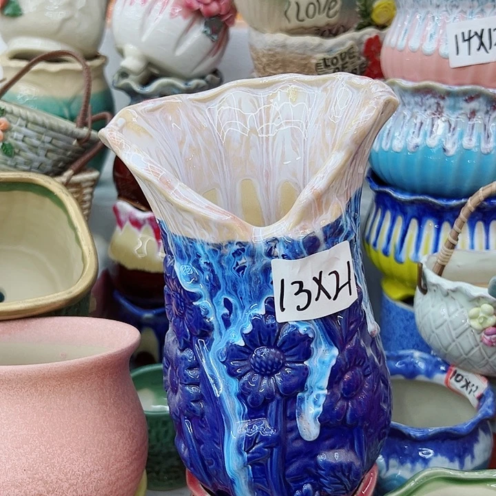 有孔，满10元发货多肉陶瓷花盆