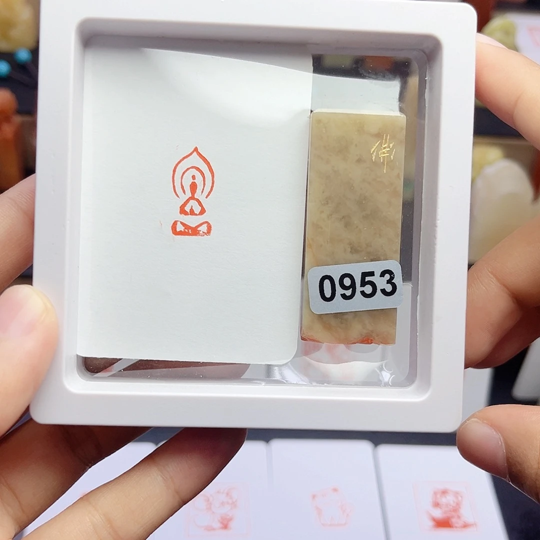 寿山石印石佛造像 1×2