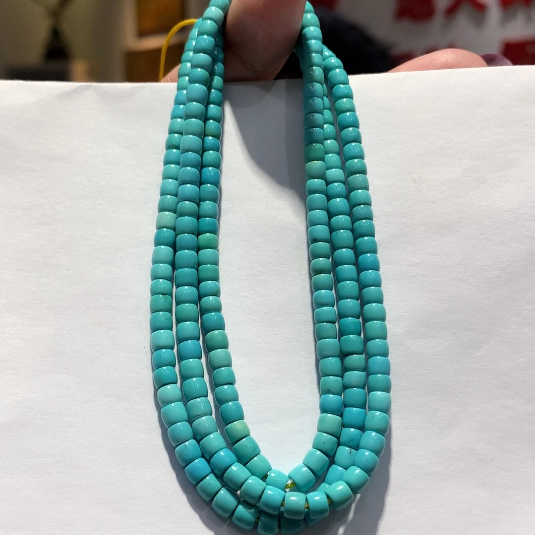 未镶嵌绿松石长链