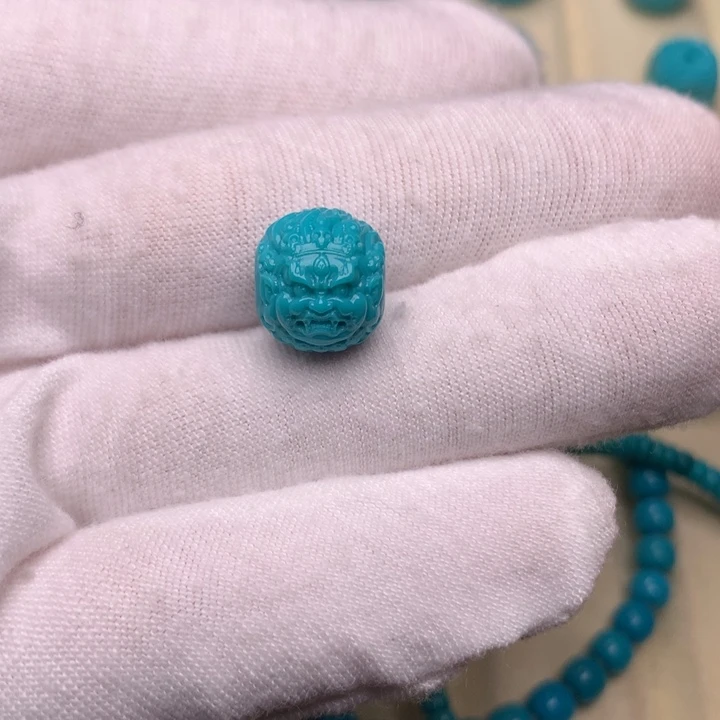 绿松石未镶嵌绿松石黑天11.8