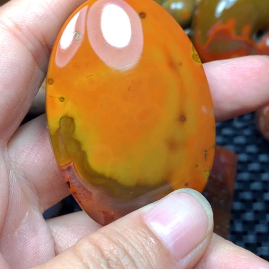 玛瑙/玉髓套链未镶嵌寒*