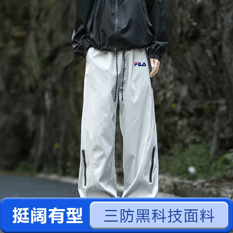 一折专区丨户外软壳冲锋裤男2025春秋季耐磨徒步登山裤美式弯刀裤