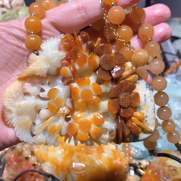 岫玉毛衣链未镶嵌
