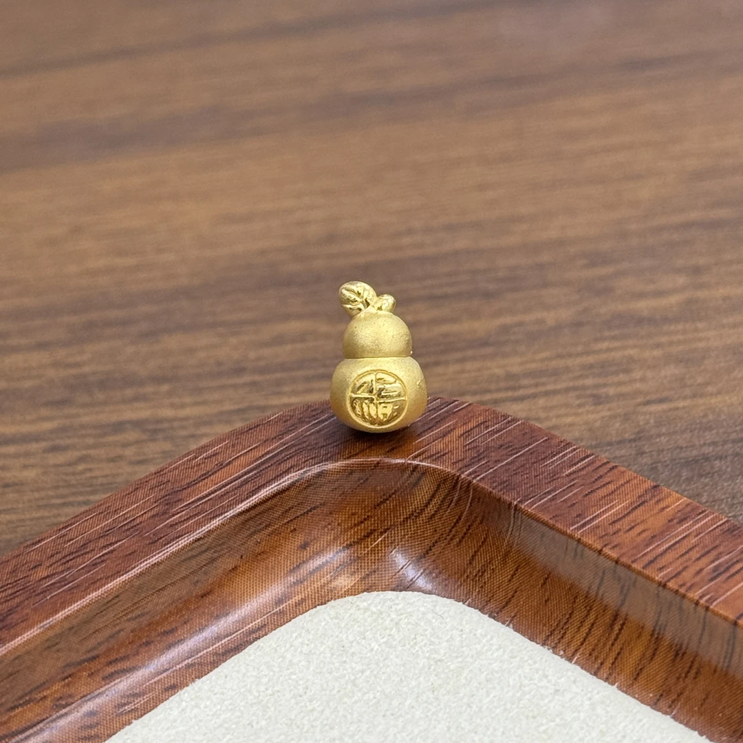 足金999葫芦小配件转运珠DP1962-0830