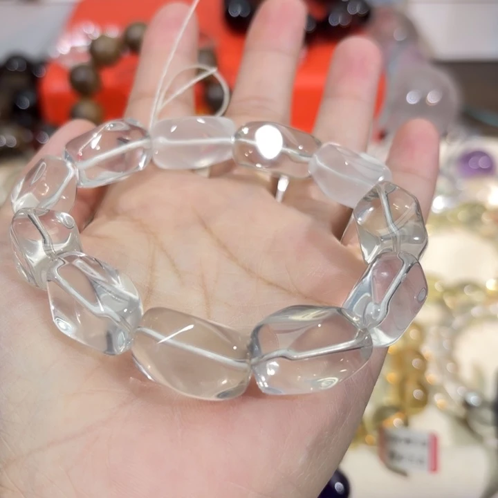 未镶嵌手链水晶奶白晶