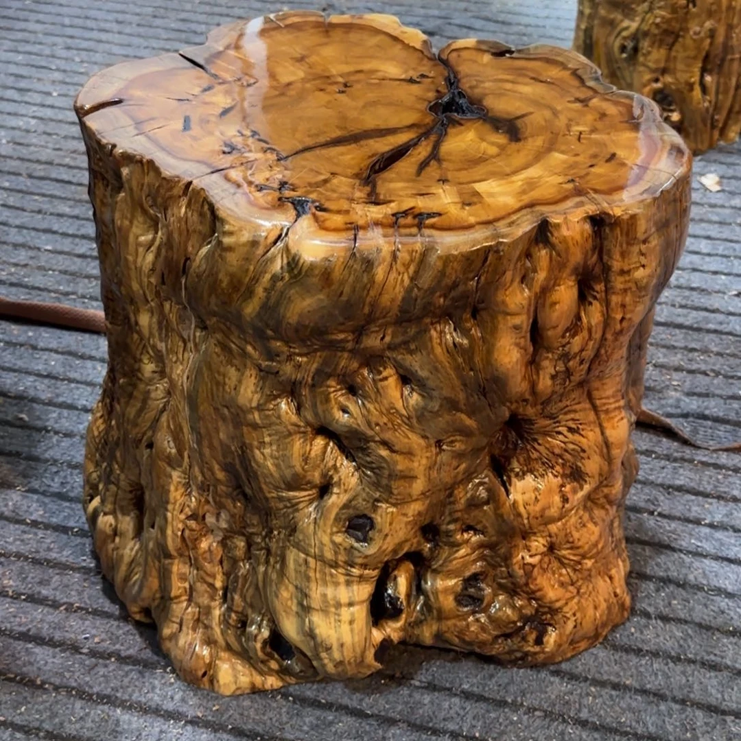 香***叶龙纹鸡心枣木手工艺品