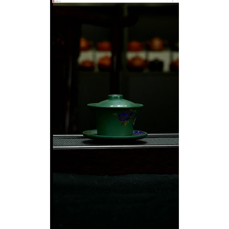 0202宜兴紫砂盖碗