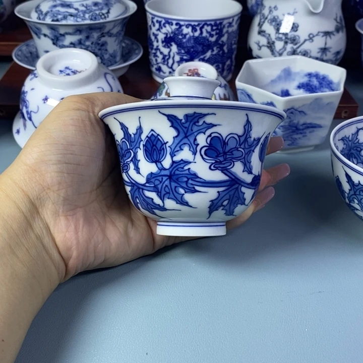 摆件景德镇纯手工手绘茶器