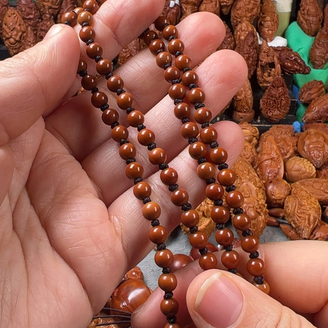 橄榄核手串/手链0.5核尖108链子百搭