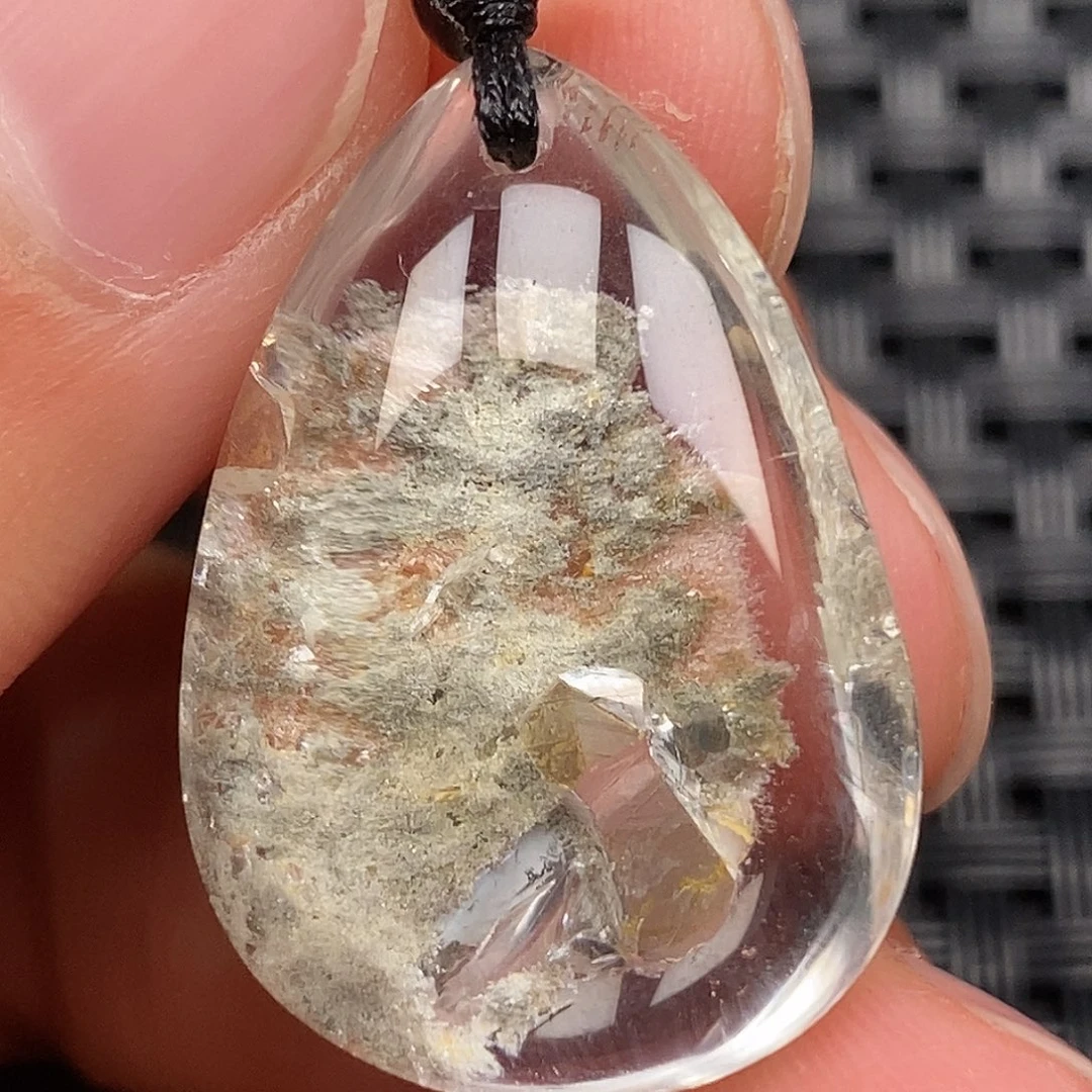 未镶嵌颈饰水晶和****丝