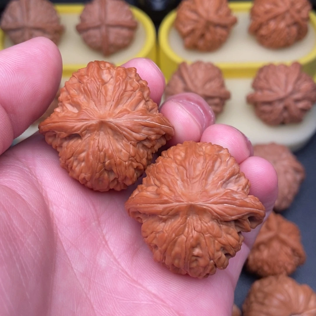 文玩核桃把件全品磨盘37