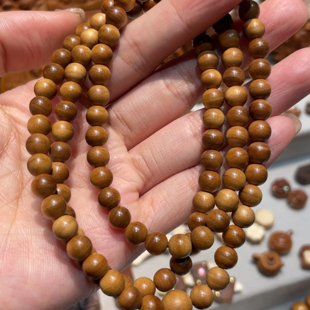 【闪购商品】檀香木手串/手链0.6×108横纹珠子