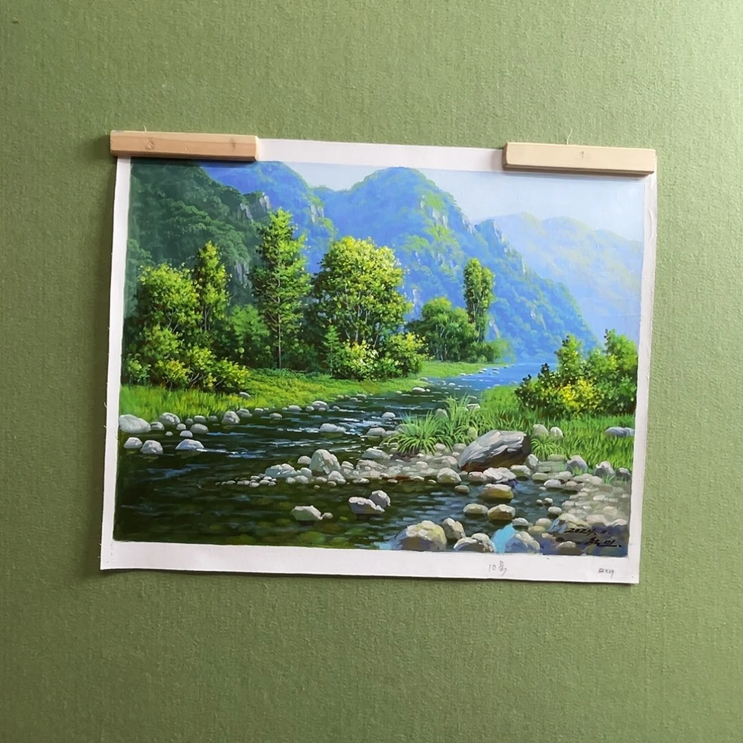 油画朝鲜艺术家油画作品