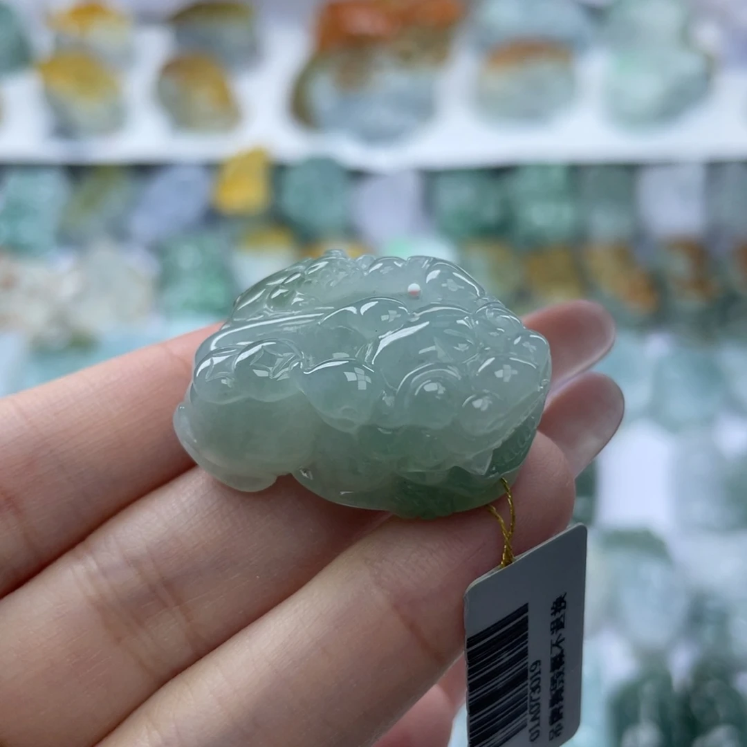 颈饰未镶嵌翡翠貔貅5