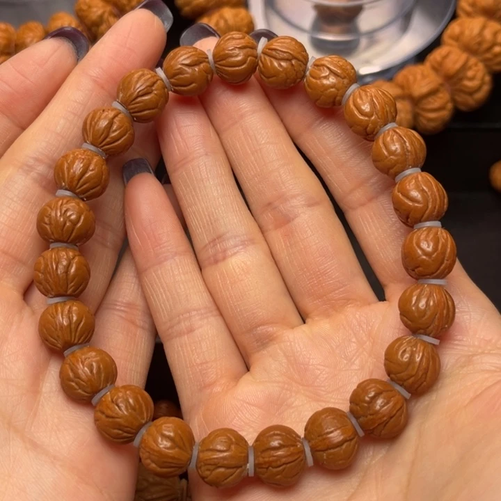 桃核手串龙纹桃核8