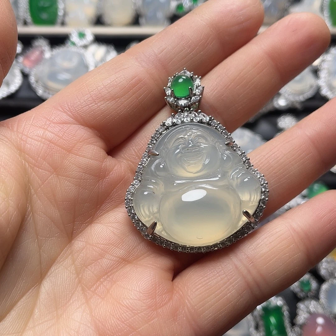 玛瑙/玉髓合金挂件