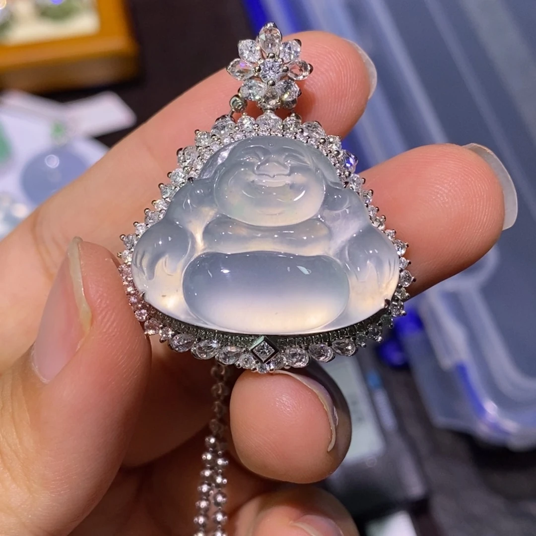 【闪购商品】套链18K金镶嵌翡翠