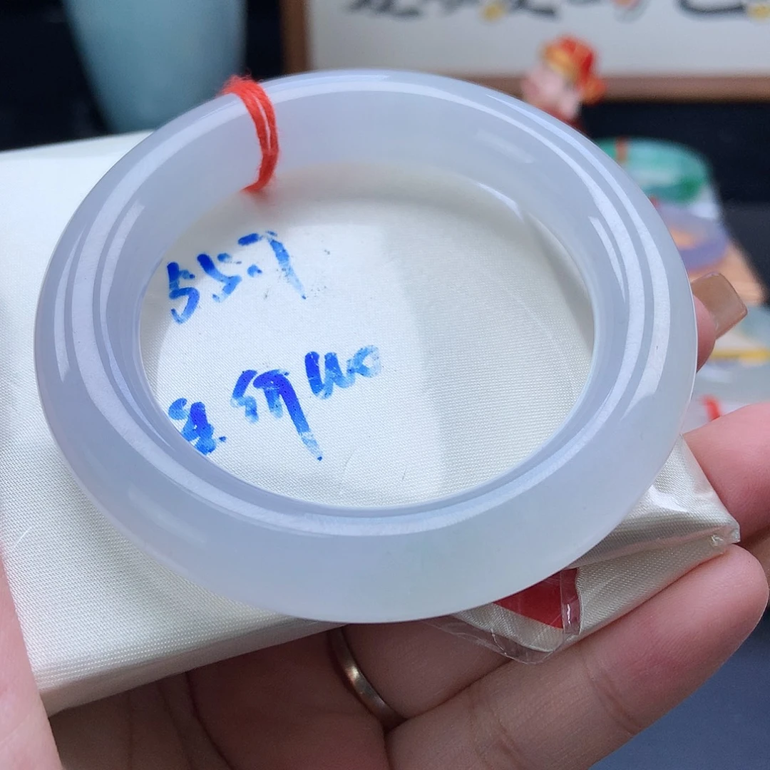 翡翠未镶嵌手镯43号