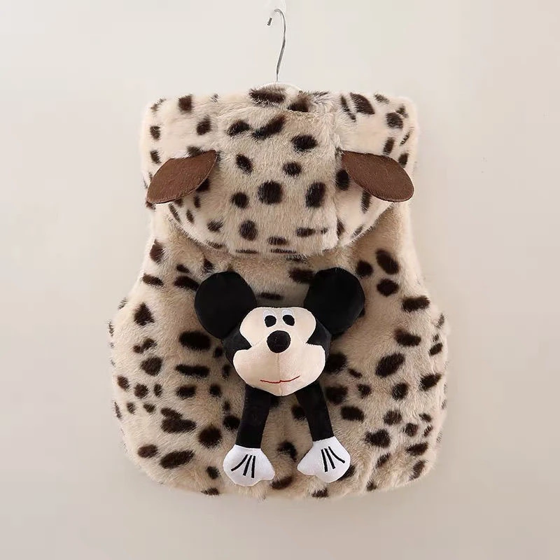 【思晨家】冬季马甲加绒夹棉儿童卡通风男女通用女卡通厚款通用