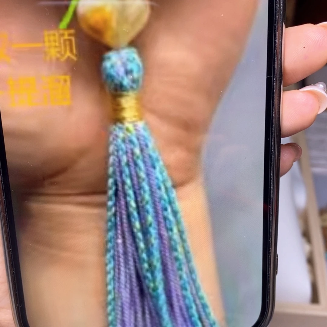 糯***呀猴头核桃吊坠来图定制流苏