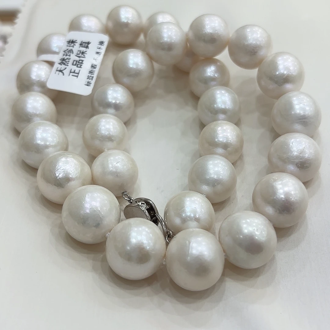 未镶嵌淡水珍珠颈饰14-16有核