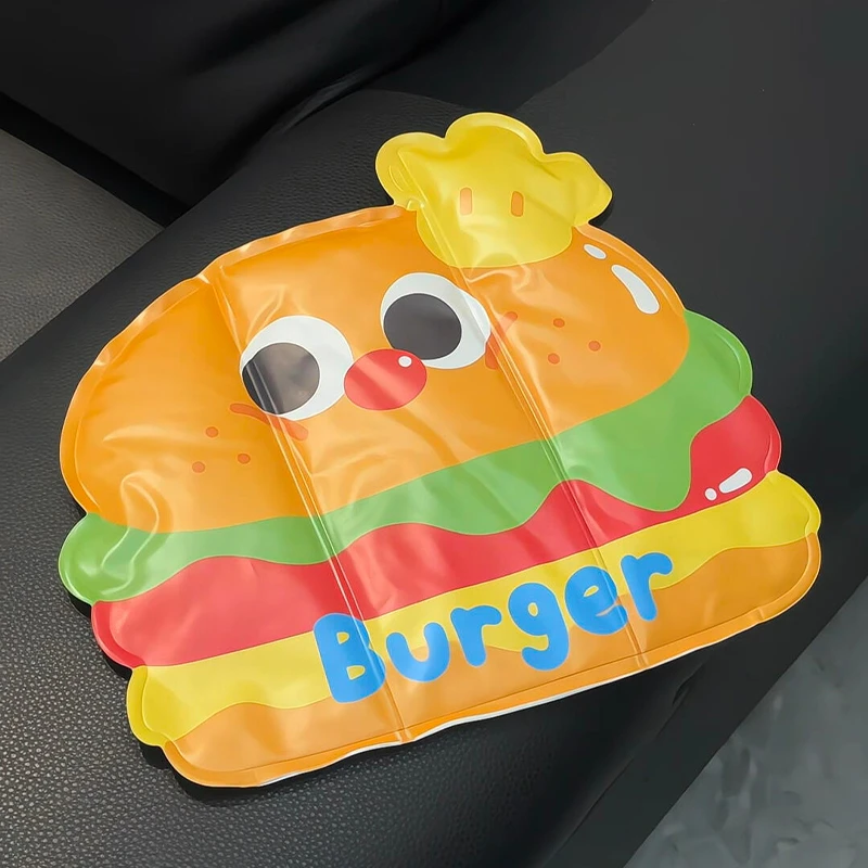汉堡包冰凉坐垫夏季学生教室办公室久坐舒适可爱卡通免注水垫子