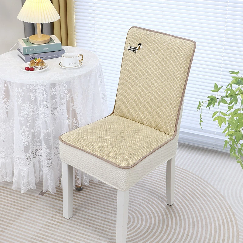 新款全包卡通椅子套罩四季通用家用餐桌餐椅套防滑椅套凳子保护套