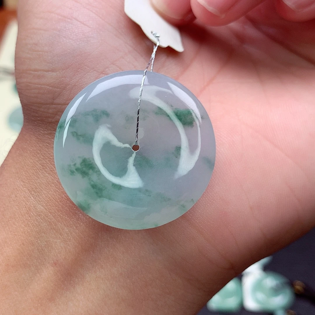 翡翠未镶嵌颈饰51 尺寸31.6-6