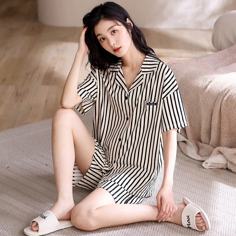 jje女士夏季舒适家居服睡衣套装13134